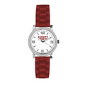 Unisex Campus Sport Watch W/ Burgundy Polyurethane Strap